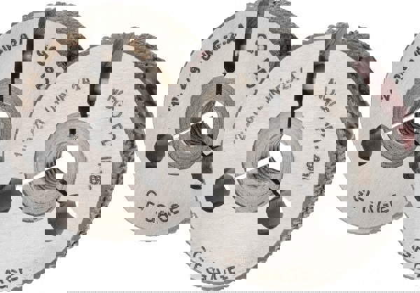 Threaded Ring Gage: #12-28 Thread, UNF, Class 2A, Go & No Go